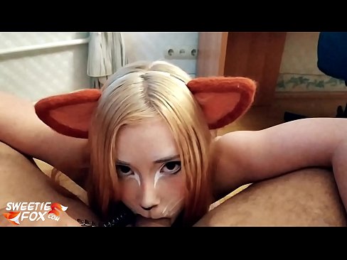 ❤️ Китсуне го проголта курот и сврши во устата ️  Секс кај нас ❤